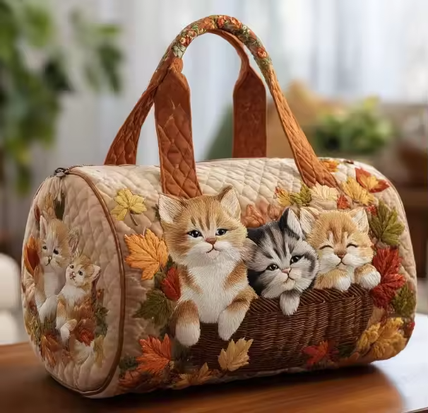 Doris | Handgefertigte, weiche Reisetasche